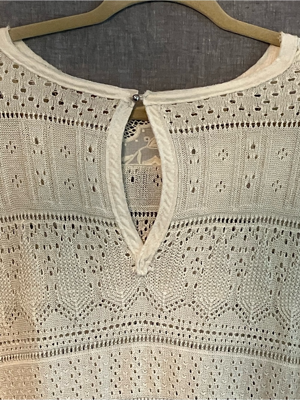 Free People Linen-blend Sweater Top with Flared Sleeves - Picture 3 of 4